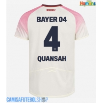 Camisa de time de futebol Bayer Leverkusen Jarell Quansah #4 Replicas 2º Equipamento 2025-26 Manga Curta